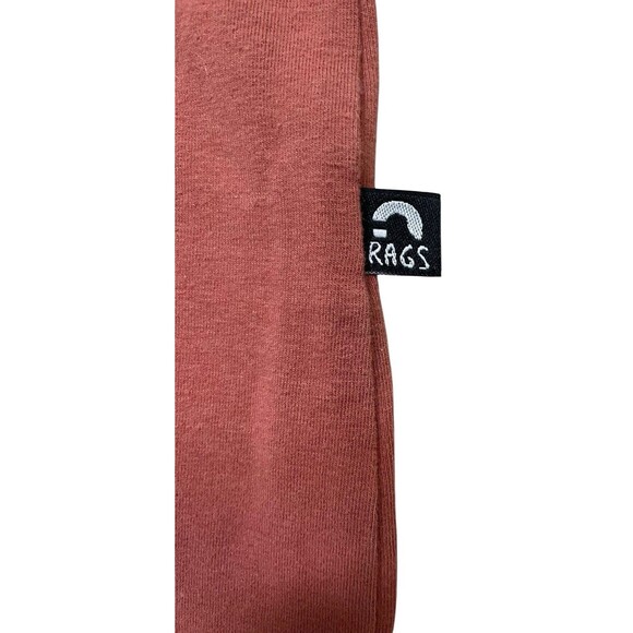 Rags to Raches 6-12M Romper Solid Terra Cotta Color - Picture 4 of 8